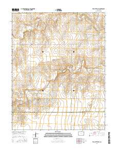 Two Buttes NW 2016 topographic map thumbnail