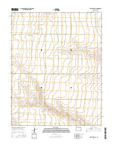 Two Buttes SE 2016 topographic map thumbnail