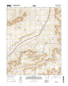 Thatcher 2016 topographic map thumbnail