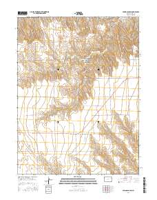 Spring Canyon 2016 topographic map thumbnail
