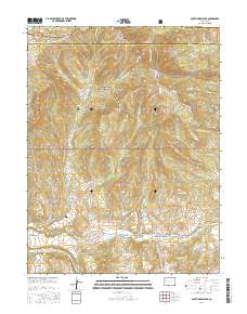 South Mamm Peak 2016 topographic map thumbnail