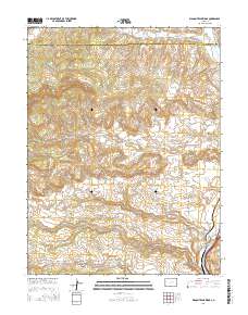 Wagon Track Ridge 2016 topographic map thumbnail