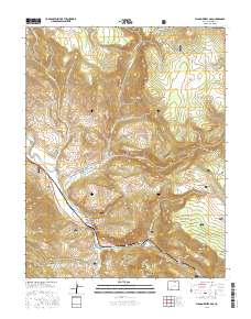 Wagon Wheel Gap 2016 topographic map thumbnail