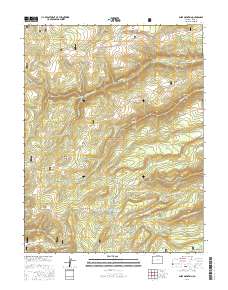 Snipe Mountain 2016 topographic map thumbnail