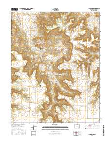 Plum Canyon 2016 topographic map thumbnail
