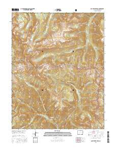 South River Peak 2016 topographic map thumbnail