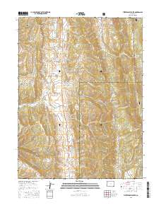 Thirteenmile Creek 2016 topographic map thumbnail