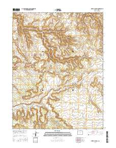 Sieber Canyon 2016 topographic map thumbnail