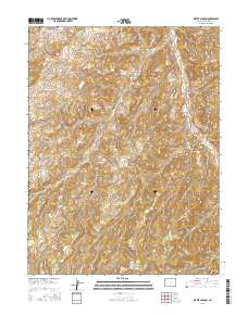 Water Canyon 2016 topographic map thumbnail