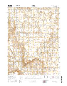 Wild Horse Lake 2016 topographic map thumbnail