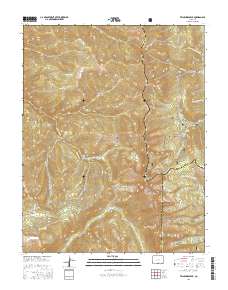 Trinchera Peak 2016 topographic map thumbnail