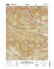 Saddleback Mountain 2016 topographic map thumbnail