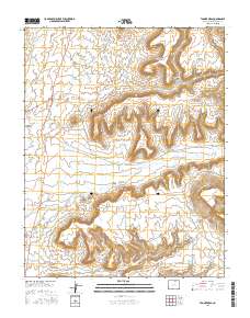 Tanner Mesa 2016 topographic map thumbnail
