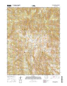 Waugh Mountain 2016 topographic map thumbnail