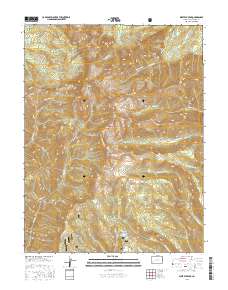 West Elk Peak 2016 topographic map thumbnail