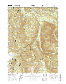 West Fork Lake 2016 topographic map thumbnail