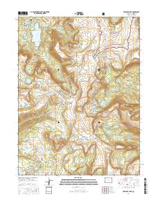 Trappers Lake 2016 topographic map thumbnail