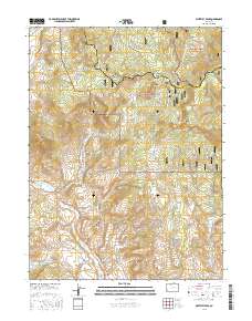 Whiteley Peak 2016 topographic map thumbnail