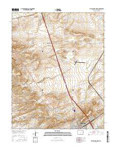 Walsenburg North 2016 topographic map thumbnail