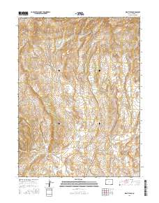 Wapiti Peak 2016 topographic map thumbnail