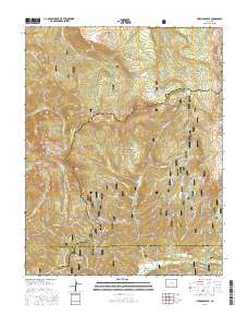 Hermosa Peak 2016 topographic map thumbnail