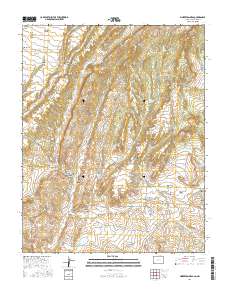 Pinkerton Mesa 2016 topographic map thumbnail