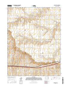 Genoa West 2016 topographic map thumbnail