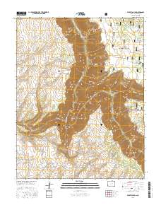 Secret Canyon 2016 topographic map thumbnail