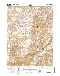 Sevenmile Draw 2016 topographic map thumbnail