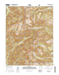 Summit Peak 2016 topographic map thumbnail