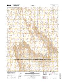 Cockleburr Springs 2016 topographic map thumbnail