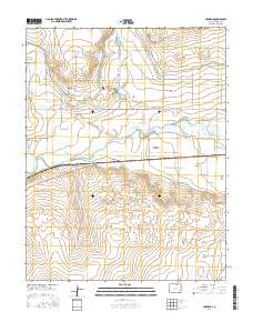 Cornelia 2016 topographic map thumbnail