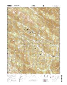 Topaz Mountain 2016 topographic map thumbnail