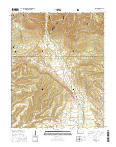 Hesperus 2016 topographic map thumbnail