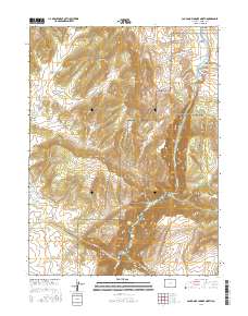Canyon of Lodore North 2016 topographic map thumbnail