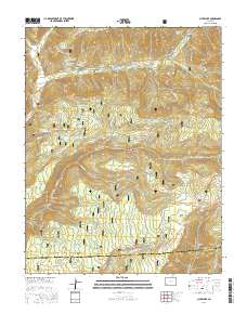 Clyde Lake 2016 topographic map thumbnail