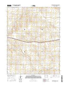 Cheyenne Wells SW 2016 topographic map thumbnail