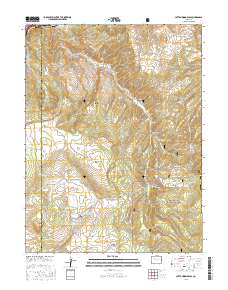 Cottonwood Pass 2016 topographic map thumbnail