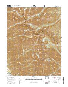 Crestone Peak 2016 topographic map thumbnail