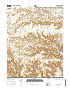 Dennis Canyon 2016 topographic map thumbnail