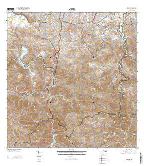 Naranjito 2013 topographic map thumbnail