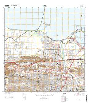 Bayamon 2013 topographic map thumbnail