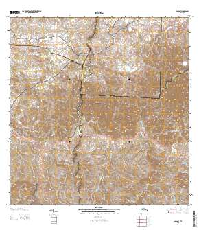 Bayaney 2013 topographic map thumbnail
