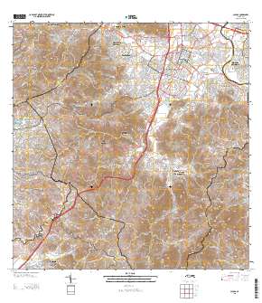Caguas 2013 topographic map thumbnail