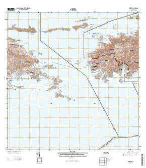 Cruz Bay 2013 topographic map thumbnail