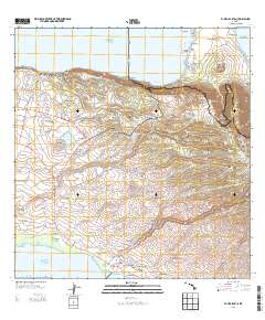 Kaunakakai 2013 topographic map thumbnail