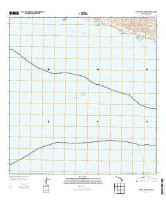 Kaunakakai OE S 2013 topographic map thumbnail