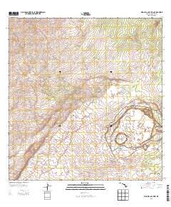 Kilauea Crater 2013 topographic map thumbnail