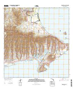 Koko Head 2013 topographic map thumbnail