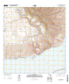 Lanai South 2013 topographic map thumbnail